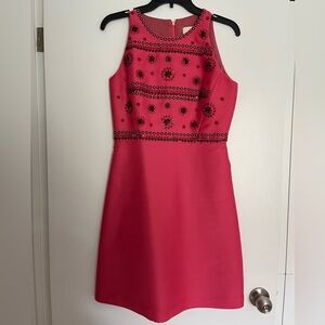 Kate Spade Pink and Black Mini Dress